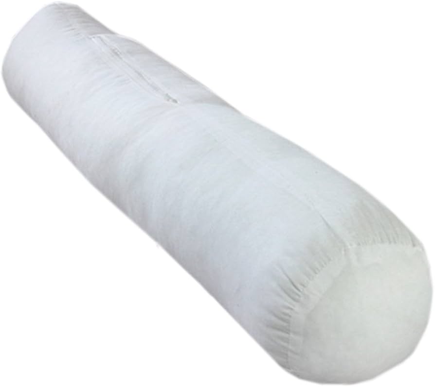 ALMOHADON CLINDRICO BLANCO LARGO