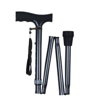 BASTON RECTO PLEGABLE NEGRO