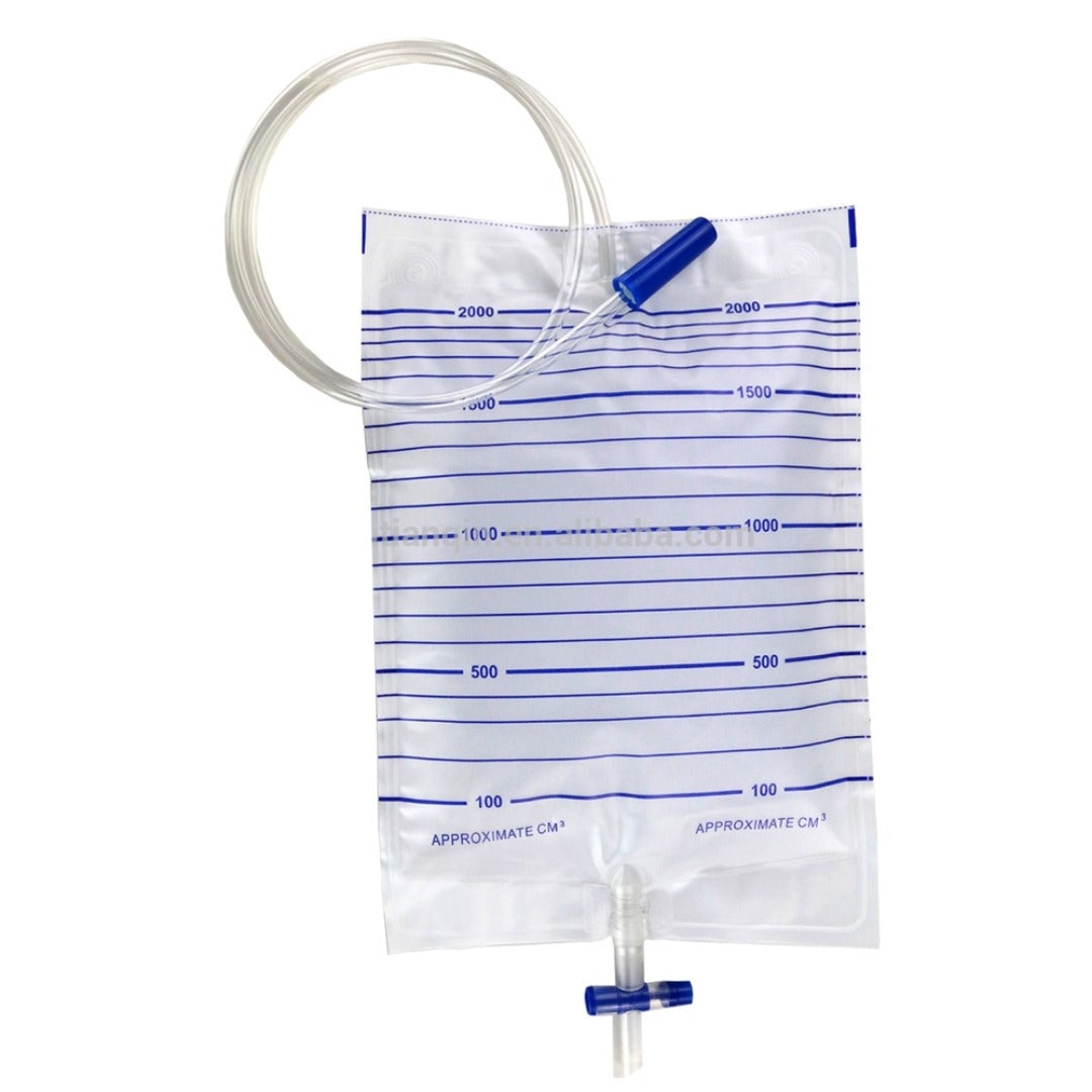 Bolsa colectora con agarre de pierna