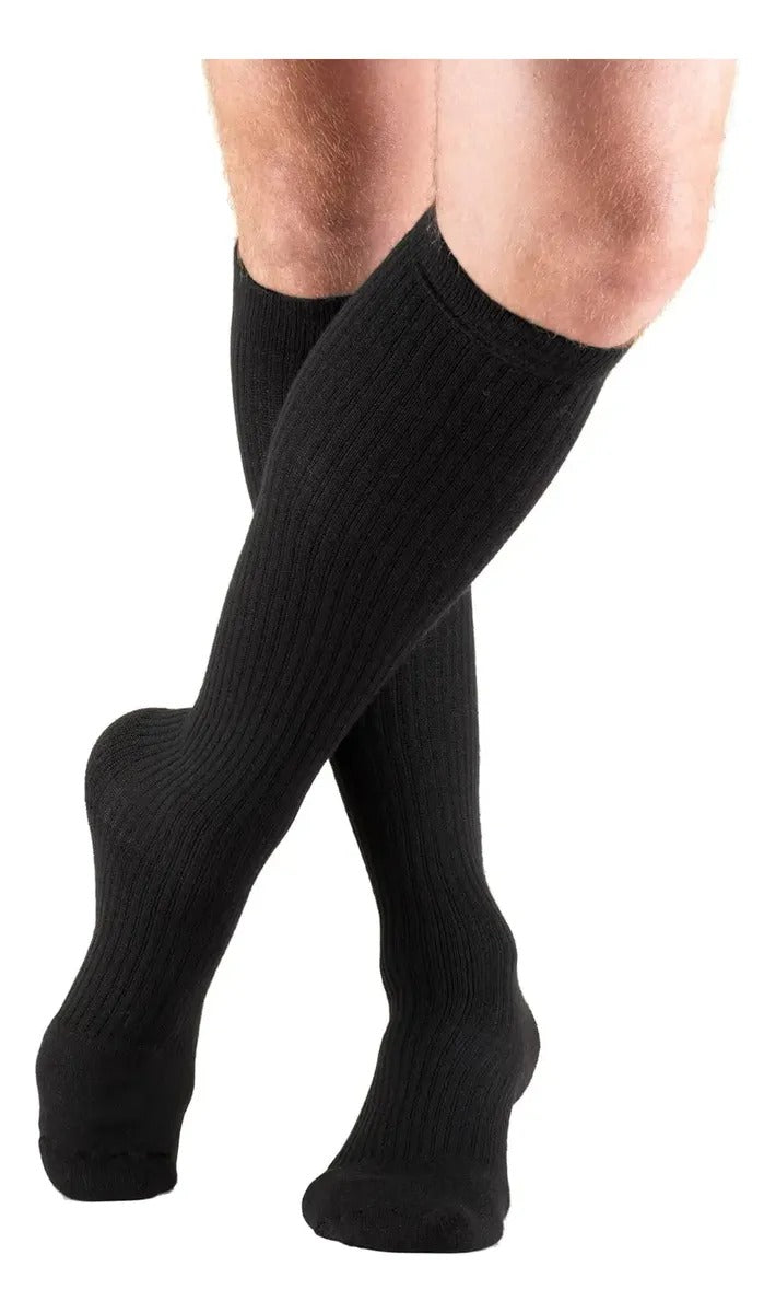 LEGGS COMPRESION ALTA RODILLA NEGRA