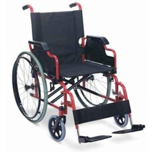 SILLA DE APTO ROJA ruedas GRANDES