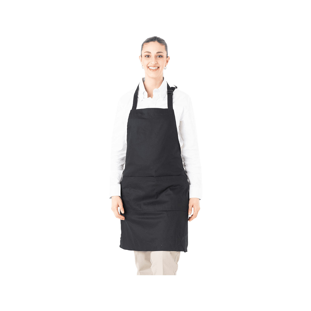 Delantal chef negro