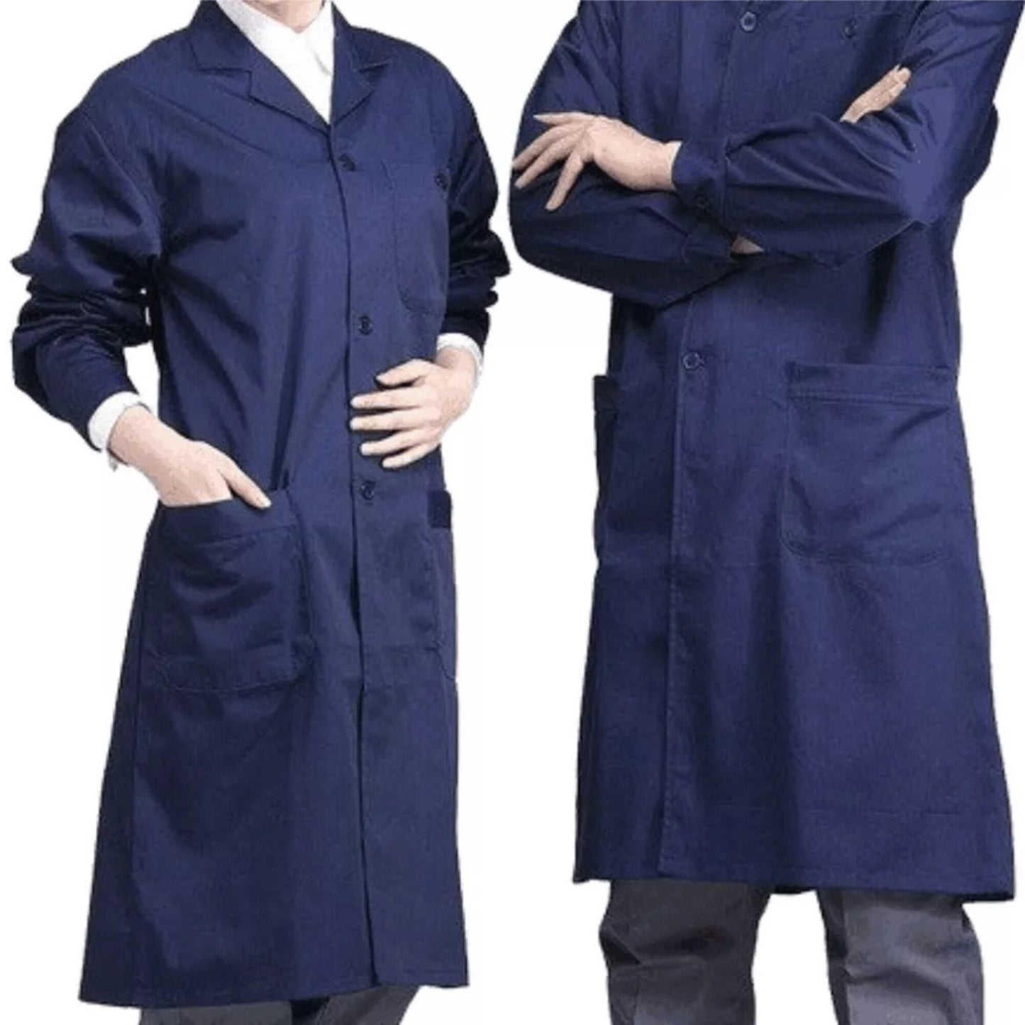 TUNICA MAESTRO/MEDICO AZUL MARINO XL